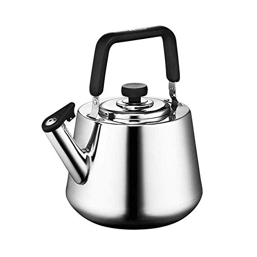 Moderner Pfeifkessel Mit Großer Kapazität, 304 Edelstahl-Teekanne, Verbrühschutzgriff, Schnelles Aufheizen, Gasherd-Induktionsherd A.