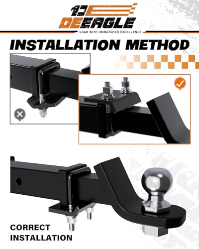 Image of DEEAGLE Hitch Tightener Anti Rattle Stabilizer for 1.25 inch to 2 inch Trailer Hitches Reduce Movement On Hitch Mount Cargo Carrier Bike Rack Boat, RV Trailer Accessories