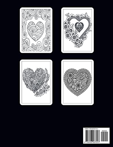 Heart Swirls Coloring Book For Adults: An Heart Swirls Coloring Book With Fun Easy , Amusement, Stress Relieving & Much More For Adults, Men, Girls, Boys & Teens #TOP1