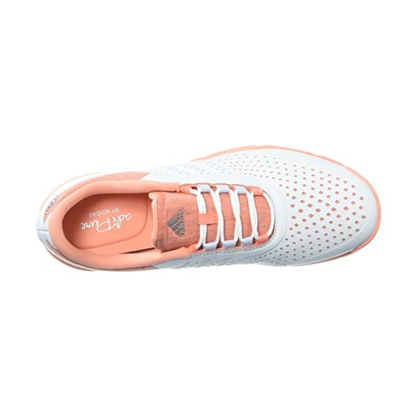 adidas-Womens-Adipure-Sport-Golf-Shoe adidas Women's Adipure Sport Golf Shoe, White/Aero Blue/Chalk Coral, 7 Medium US