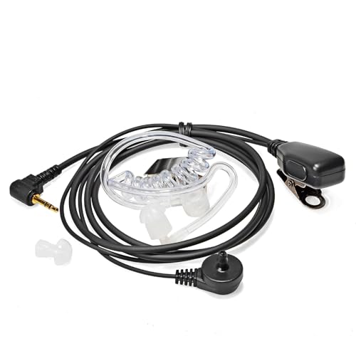 HYSHIKRA Oreillette Écouteurs pour Talkie-walkie 2,5 mm compatibles avec Motorola TLKR-T60 T61 T62 T80 T81 T82 T-92 H2O T80 Extreme T82 Extreme (1 pièces)