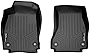 SMARTLINER Custom Fit Floor Mats 1st Row Liner Set Black for 2017-2022 Audi A4 / S4 / A4 All-Road