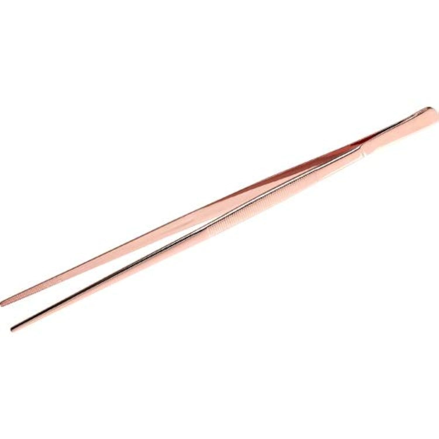 Pinzette professionali per cucina fine, in acciaio inox di alta precisione, pinze da cucina, 1 pezzo da 30,5 cm e 3 pezzi da 16 cm