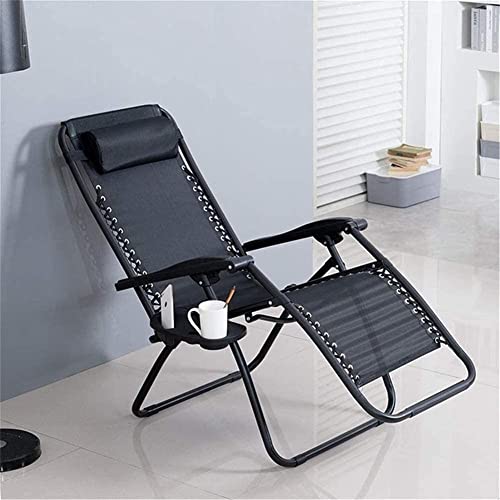 Chaises inclinables pliantes réglables avec structure renforcée 112x92x50cm