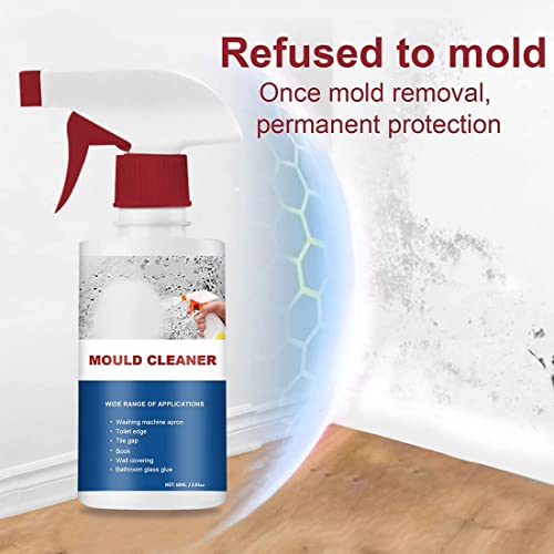 Kcrpm Mildew Cleaner Foam Spray, Mould Cleaner Spray, Wall Mildew Removal Spray, Bemmo Mold Cleaner, Household Mildew Removal Foam Spray For Tub/Tilex/Wall/Bathroom Floor/Kitchen (1 Pack) #TOP1