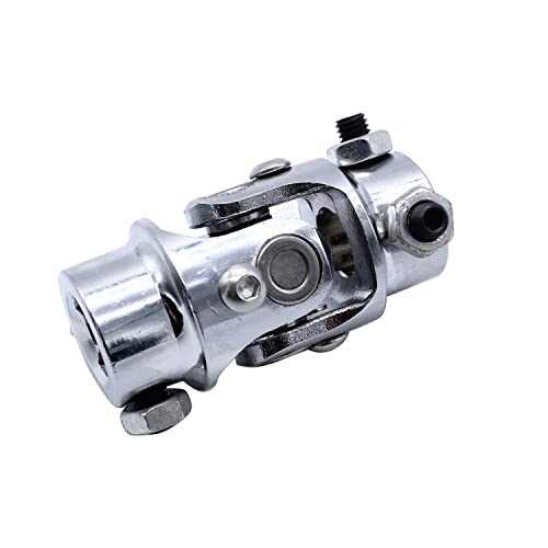 Image of 1 PC SHLPDFM Single Universal Joint Stainless Steel 3/4" DD X 3/4" DD Universal Steering Shaft U Joint Coupler