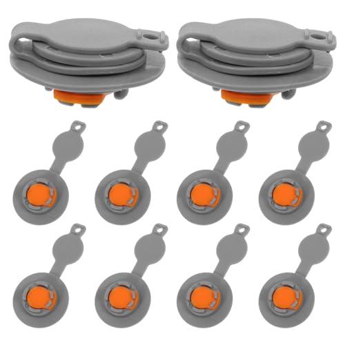 SHINEOFI 10 Pièces Bouchon de Valve Unidirectionnelle en TPU 12mm pour Coussin de Camping et Oreiller de Voyage, Léger et Facile à Transporter, pour Camping et Déplacements