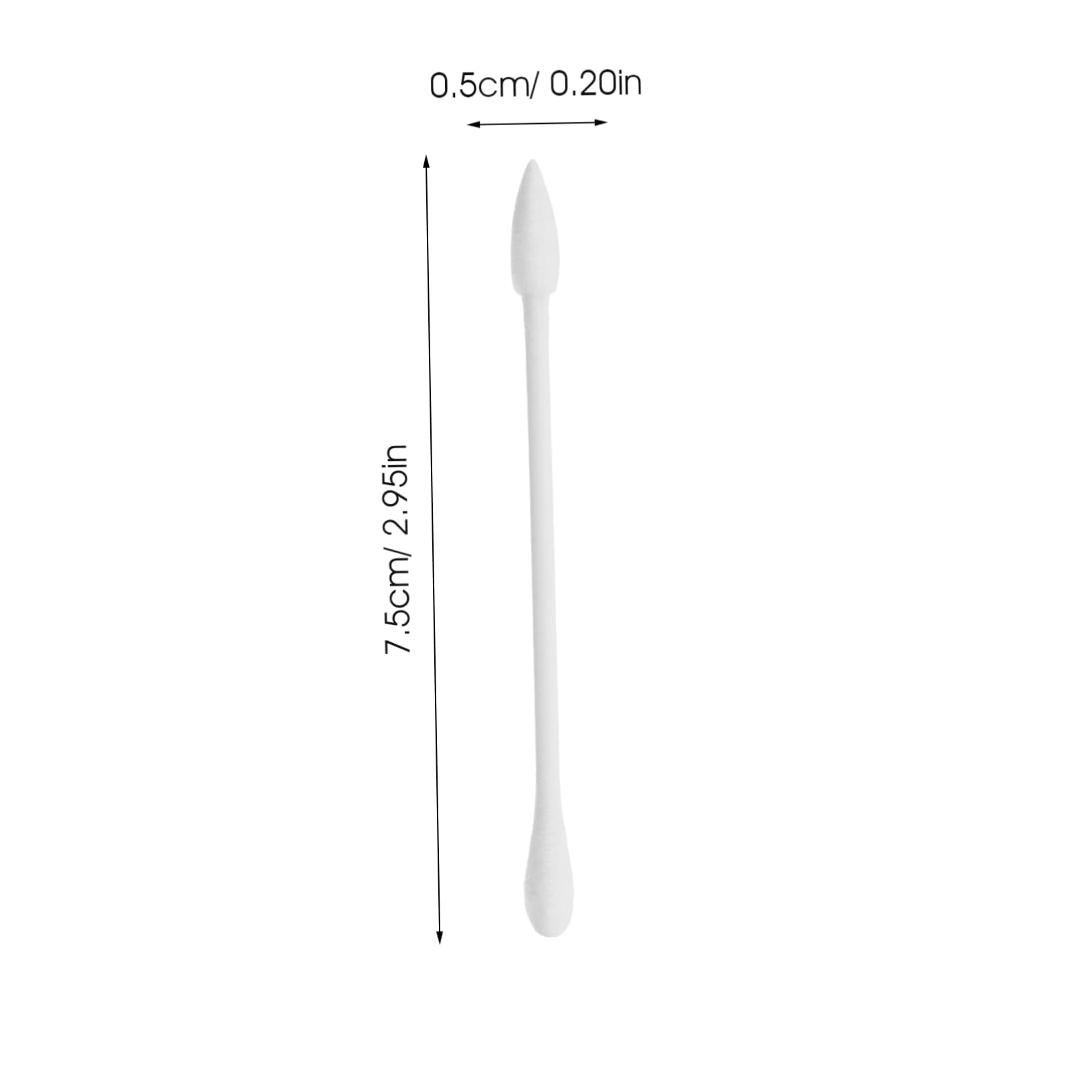 TOVINANNA Cotton Swabs Disposable 30 Count Double Tips Qutips for Ear Cleaning and Beauty