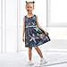 Vozoza Colorful Fishes Starfish Summer Girl Dresses Cotton Dress Sleeveless Toddler Girl Outfits Fashion Girl Clothes Size 2t