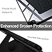 Suttkue for OnePlus Pad 3, PC 360°Swivel case with Pen Slot, Lightweight,Scratch Resistant, Black for OnePlus Pad 3 13.2 inch 2025