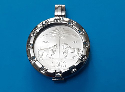 Colgante Virgilio moneda 500 liras plata para transformar looks aburridos 2
