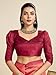 Laavaan Women's Cotton Silk Ethnic Saree With Unstitched Blouse Piece (amaya-maroon-re)