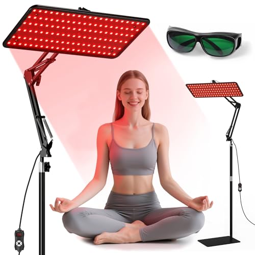 Morfone Red Light Therapy Panel 660nm, 850nm, 940nm with Adjustable Stand