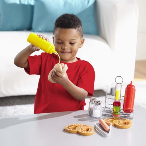 Melissa & Doug 6-Piece Condiments Wooden Play Kitchen Food Set - image 2