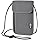 5.5" L x 7.9" W Travel Neck Wallet, RFID Blocking Passport Holder, Security Lightweight Passport Travel Wallet, Neck Pouch Gifts for Women Men(Grey)