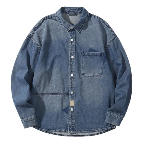 Chaqueta tipo camionero de mezclilla para hombre miniatura 6