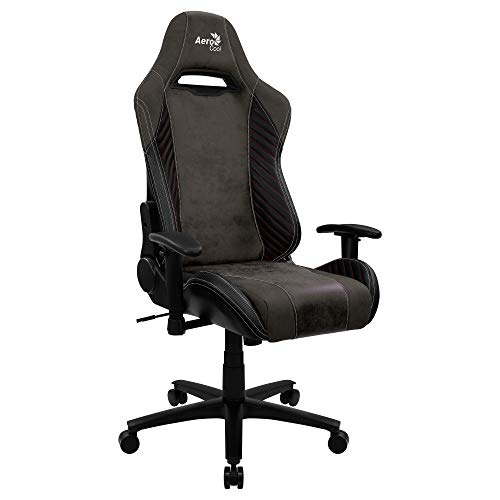 Aerocool-BARON-Silla-Gaming-AeroSuede-Transpirable-Respaldo-Ajustable-Negro