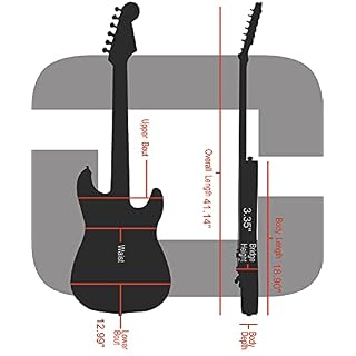 Crossrock CRW600EBR Étui en bois pour guitare électrique Fender Telecaster et Stratocaster Marron vintage - Les Beatles, Paul McCartney, John Lennon, RIngo Starr, George Harrison Crossrock CRW600EBR Étui en bois pour guitare électrique Fender Telecaster et Stratocaster Marron vintage – Image 5