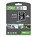 PNY 256GB Elite-X Class 10 U3 V30 microSDXC Flash Memory Card - 100MB/s, Class 10, U3, V30, A1, 4K UHD, Full HD, UHS-I, Micro SD