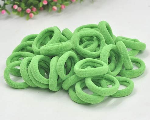 Vista 16 de Accesorios para el cabello para niñas y niños, bandas de goma para cola de caballo, bandas elásticas para el cabello (negro)