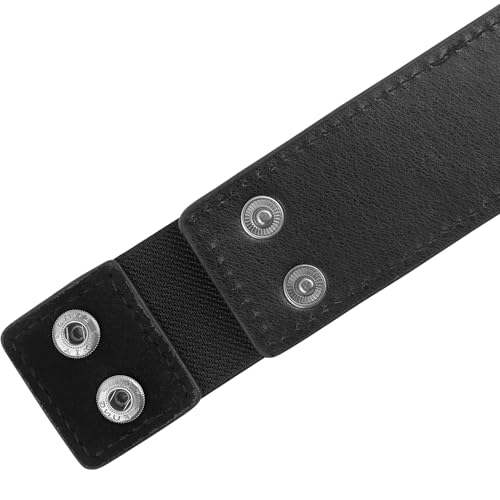 Women's Elastic Belt Rhinestone Inlay Fashion Versatile for Dresses Waist Belts3