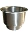 Stainless Steel Cup Drink Holder with Drain Marine Boat Rv Camper,Marine Grade,Silver Tone,Can Be Used in a Salt Water Invironment-1 Pack