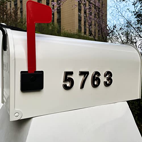 Self Stick Black Mailbox Numbers, 2 Inch Door Address Number Stickers For Apartment Office Hotel Home Room Business Decor Project, Pack Of 10. #TOP4