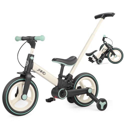 JMMD 6 in 1 Toddler Bike with Push Handle for Kids...