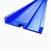 LF&LQEW 1pc 600 / 800mm en Alliage d'aluminium T-Track T-Fente Travail du Bois Mitre Piste 70mm Hauteur Chute et échelle Mitre Piste d'arrêt G Clamp (Taille : 600mm T Track)