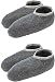 Produktbild TippTexx 24 2 Paar Stiefelsocken (41/42, Grau mit Wolle - 2 Paar)