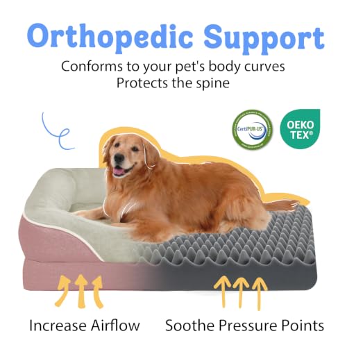 Image of Chez Paw Orthopedic Waterproof Dog Bed for Medium and Large Dogs