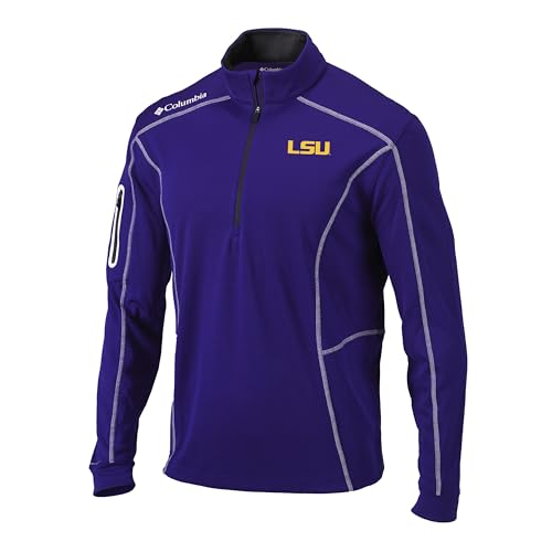 Columbia Louisiana State Univ Golf Men's Shotgun 1/4 Zip