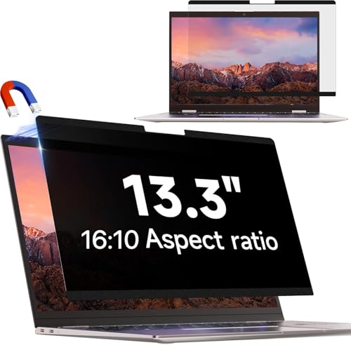 Film de confidentialité 13.3 pouces 16:10 anti-éblouissement pour ThinkPad et Asus