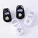 Baby Shoes with Hair Band Fashion Soft Soled Toddler Shoes Versatile Dress Flower Princess Shoes Toddler High Tops Girls (White, 4 Infant)