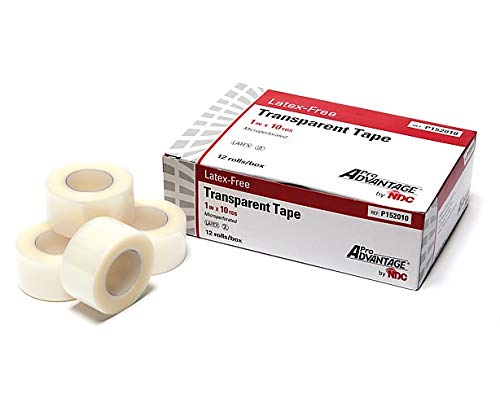 PRO ADVANTAGE TRANSPARENT SURGICAL TAPES - Transparent Tape, 2" x 10 yds, 6/bx