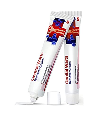 2pcs Crema para V-errugas G-enitales, C-uello Axila Wart Tratami-ento, H-erpes R-emover Wart O-intment Genital Genital, Wart R-emover Cream, 20g/pc