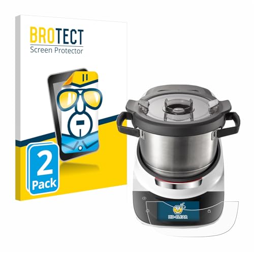 brotect Pellicola Protettiva per Bosch Cookit Protezione Schermo (2 Pezzi) [Trasparente, Anti-Impronte]