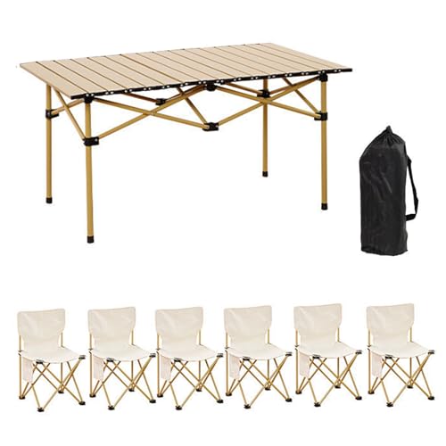 Ensemble de chaises de camping légères et table en alu durable - 2