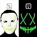 Produktbild dee banna Halloween Scary Maske Led Cosplay Kostüm Maske EL Wire Light up Maske für Halloween Festival Parties