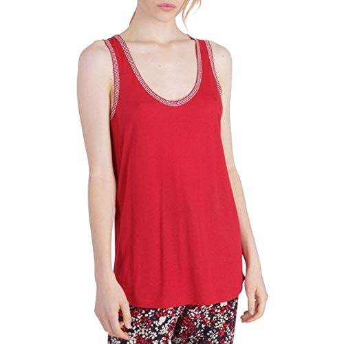 Kaporal - Débardeur avec Rivets Ronds, Coupe Droite - Remiz - Femme - M - Rouge