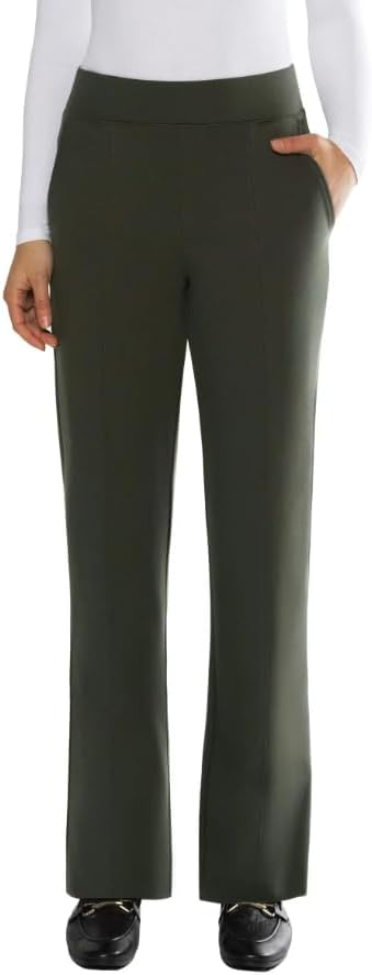 Matty M Ladies' Pull-On Dress Pant, Olive, XS