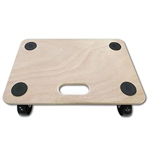 Move-It Platform Dolly With Grip Pads, Heavy-Duty Anti-Slip Transport Roller Trolley For Moving Furniture & Equipment…