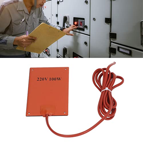 Almohadilla calefactora de caucho de silicona de 100W con calentamiento uniforme 4