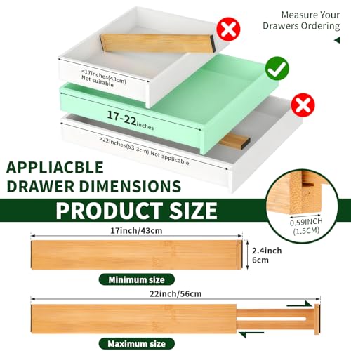 CMOOD-6-PCS-Bamboo-Drawer-Dividers-Kitchen-Drawer-Dividers-17-22-Expandable-Adjustable-Bamboo-Drawer-Dividers-Organizers-for-Kitchen-Clothes-Dresser-Bedroom-Home-Office-Spring-Loaded