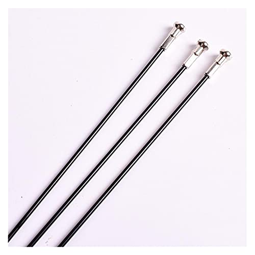 ZHHOOHAG Rayons pour vélos Porte-vélos en Acier Inoxydable de 12 pcs 265-278mm Vélo MTB Rayon de Roue Tricot Aiguille Portefeuille vélo électrique vélo cuivre Mamelon Rayons de vélo (Color : 265mm) Cover