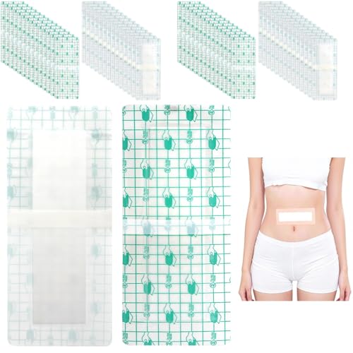 30 PCS Vendaje para Tatuajes, 25 x 10 cm Venda Impermeable para Tatuajes, Vendaje Adhesivo Impermeable para Tatuajes Unidades Apositos Adhesivos Grandes para Natación Ducha Protección de la Piel