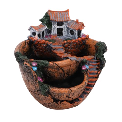Pot de fleur de jardin féerique pour décorer votre bureau de maison