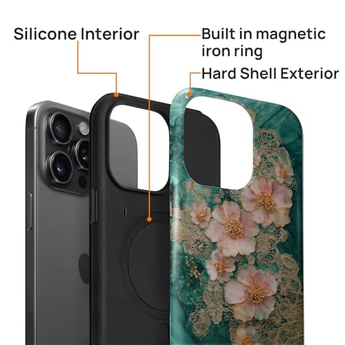 Coque antichoc iPhone 15 Pro Max avec charge magnétique Magsafe intégrée