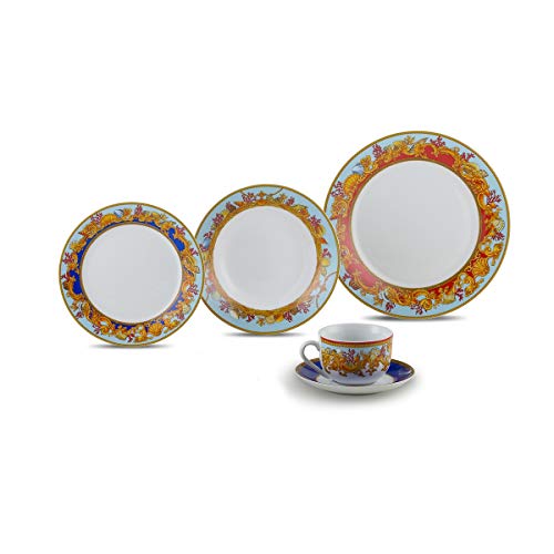 Jogo de 20 Peças para Jantar de Porcelana Rojemac Branco