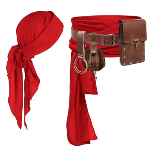 Accesorio de disfraz medieval para cosplay y cinturón para fiestas de Halloween, RD1., Tallaúnica